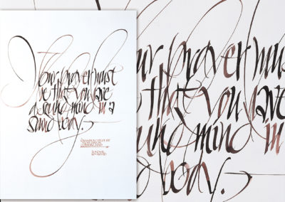 Calligraphic Art by John Stevens