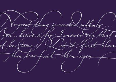Italic Handwriting style