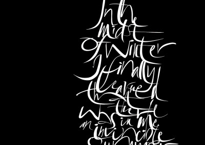 Calligraphy artworks | Brush written