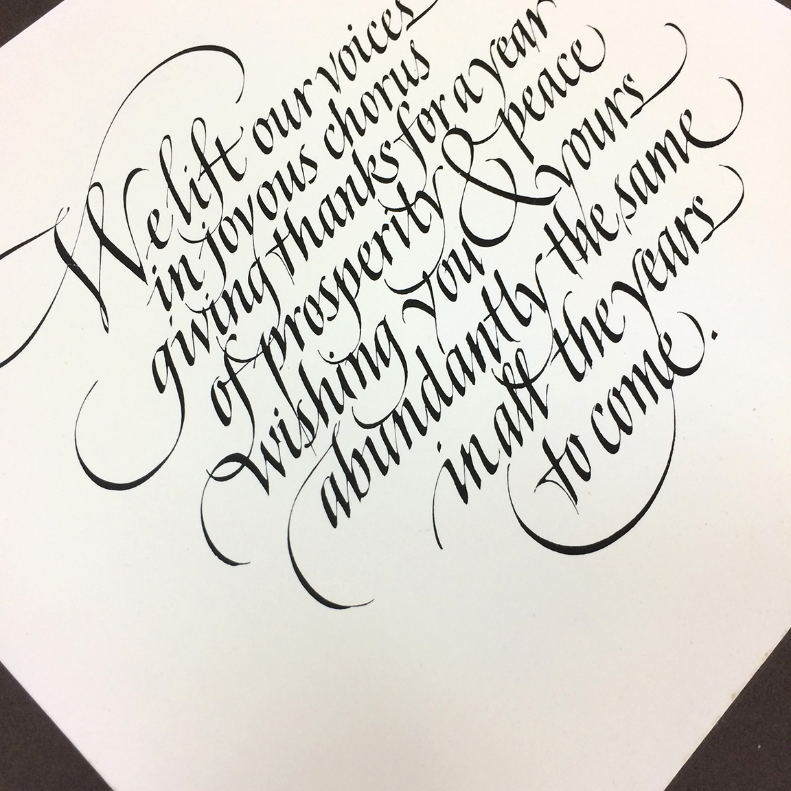 Calligraphy Writing