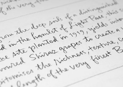 Based on Italic Handwriting