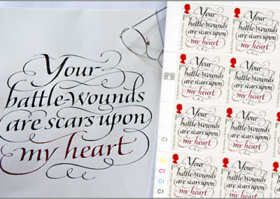 Design for World War 1 stamp