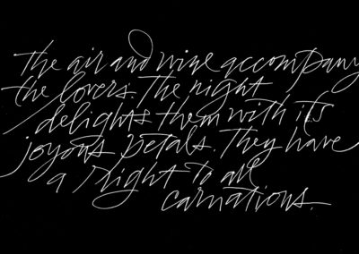 handwriting quote- I think this is Pablo Neruda