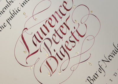 Documents-Certificates Honoring/Recognizing Laurence Peter Digesti