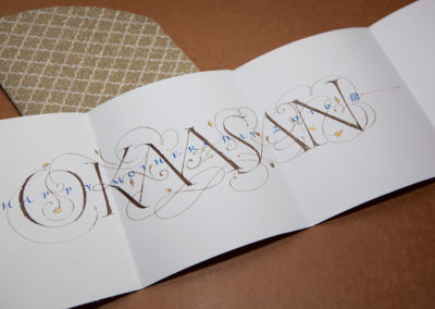 Calligraphic Art | Hand-lettered card