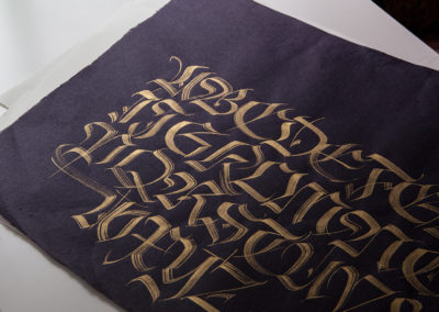 A one-off demo of calligraphy