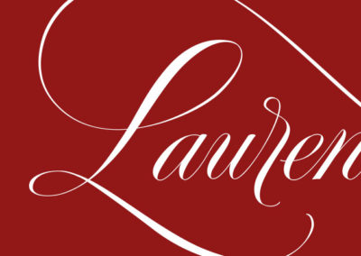 Laurent lettering