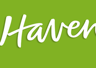 Haven. Brush lettered by John Stevens