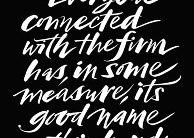 Hand Lettering for calligraphy graphic design