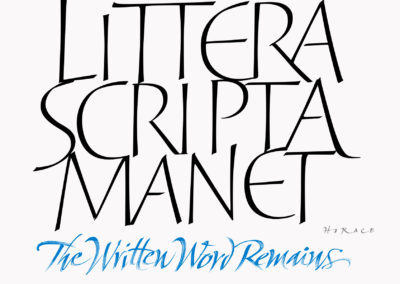 Brush-handwriting title