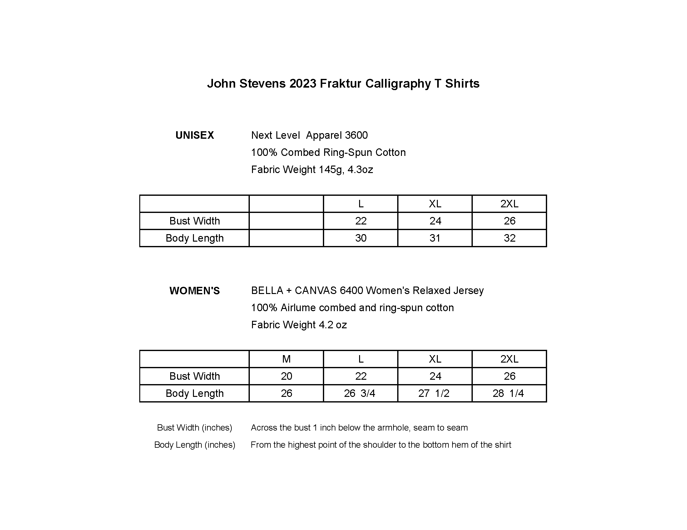 Tshirt Sales 2023 Tshirt details