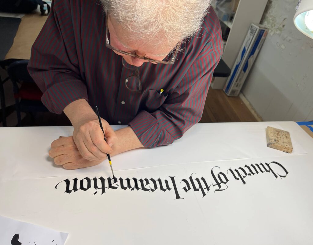 Professional brush-lettering by John Stevens