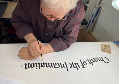 Professional brush-lettering by John Stevens