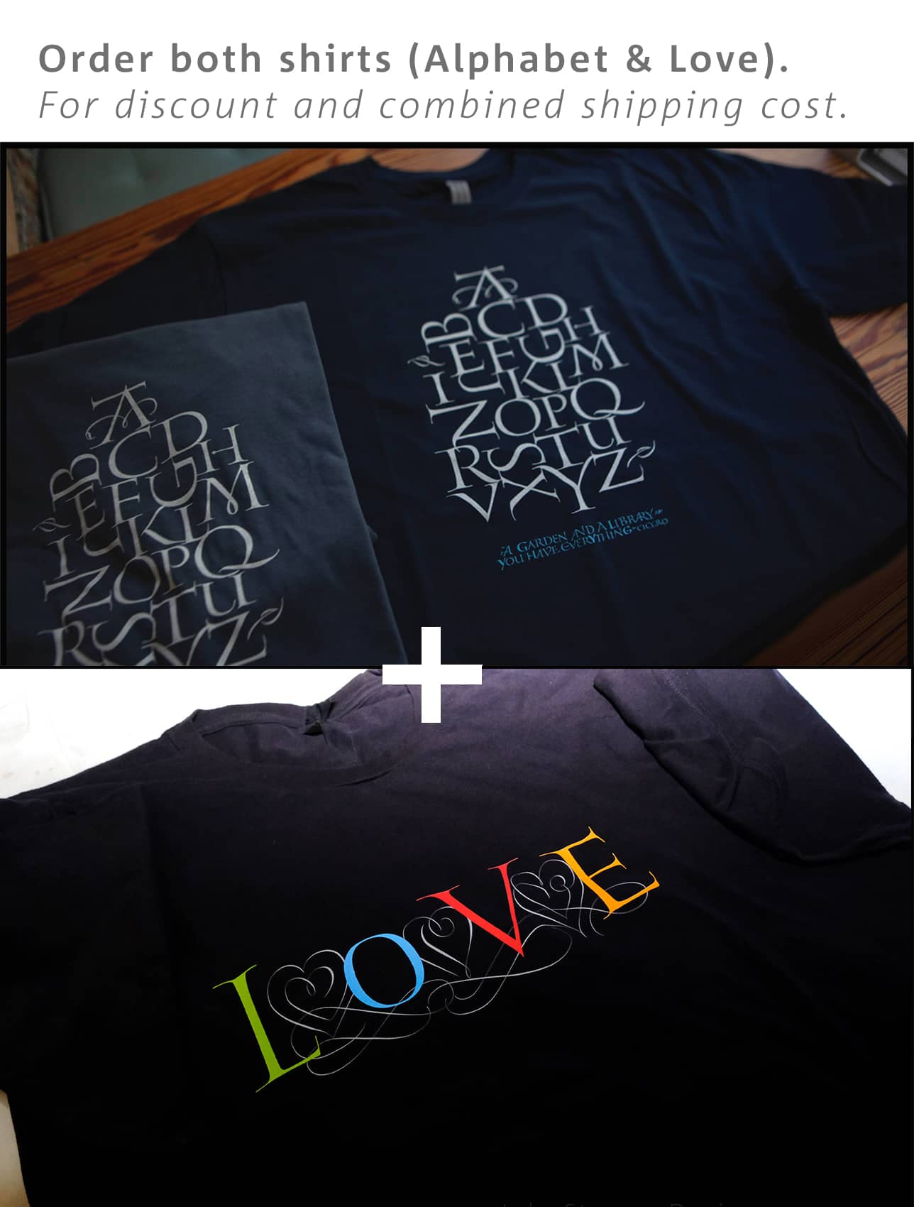 2 T-Shirts, designed by John Stevens